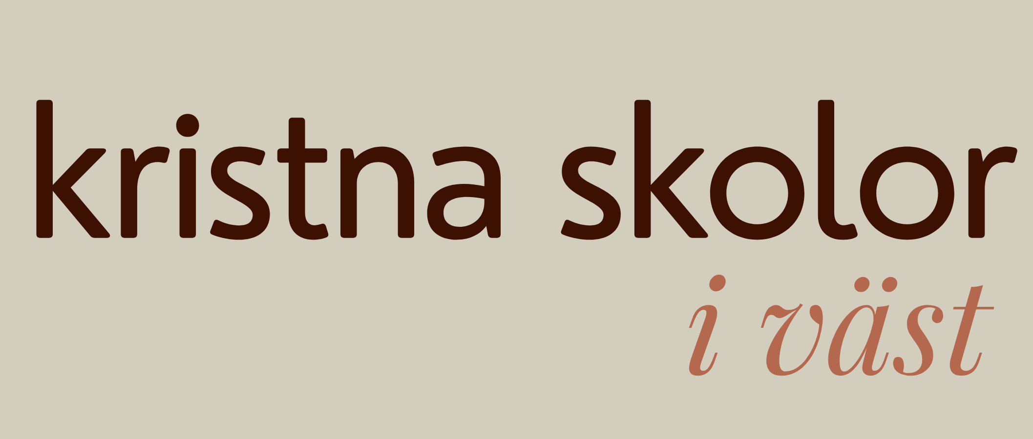 Kristna skolor i väst